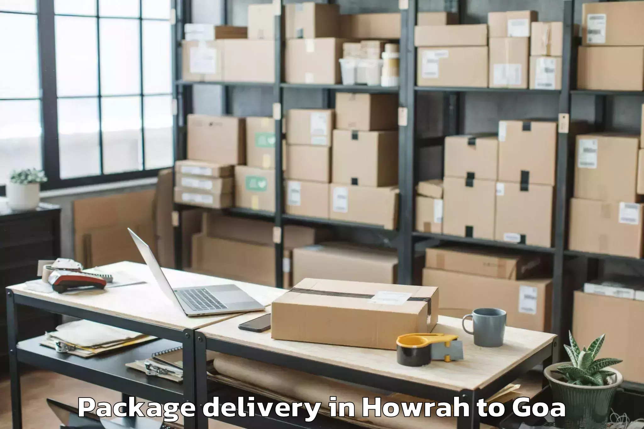 Trusted Howrah to Navelim Package Delivery